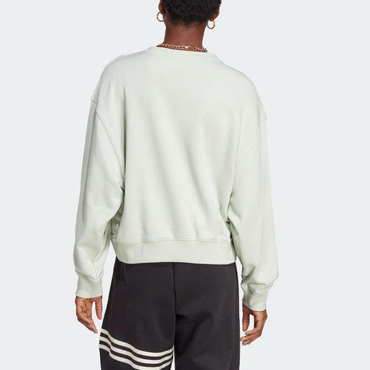 WMNS) adidas Essentials+ Made with Hemp Sweater 'Linen Green' IC1823 -  KICKS CREW