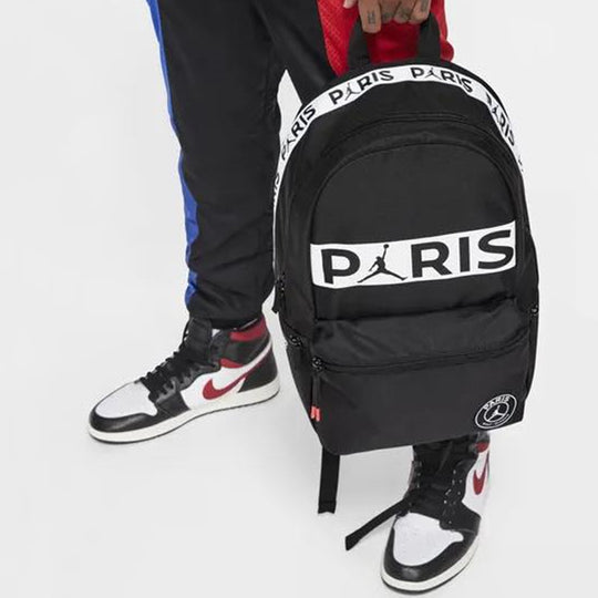 Air Jordan Paris x PSG Backpack 'Black White' 9A0334-023 - KICKS CREW