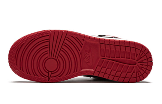 (GS) Air Jordan 1 Low 'Black Toe' 553560-116 Big Kids Basketball Shoes  -  KICKS CREW