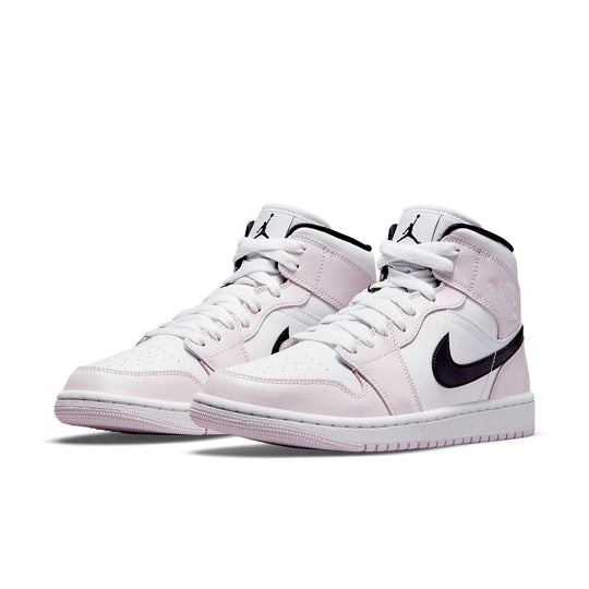 (WMNS) Air Jordan 1 Mid 'Barely Rose' BQ6472-500 Retro Basketball Shoes  -  KICKS CREW