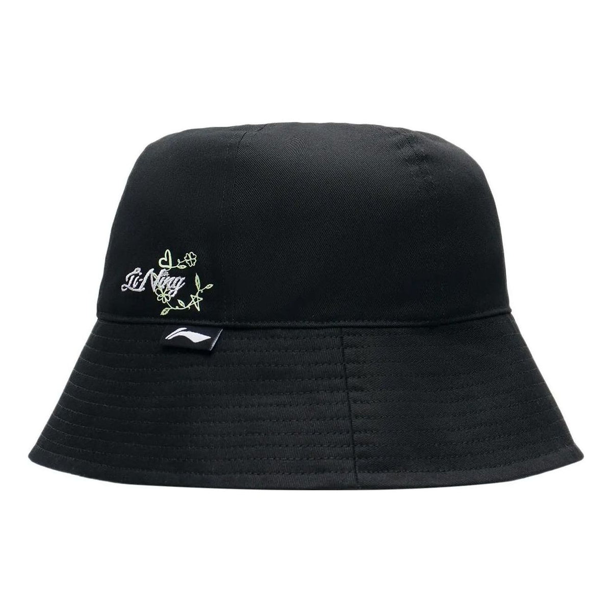 Li-Ning Logo Bucket Hat 'Black' AMYS117-1-KICKS CREW