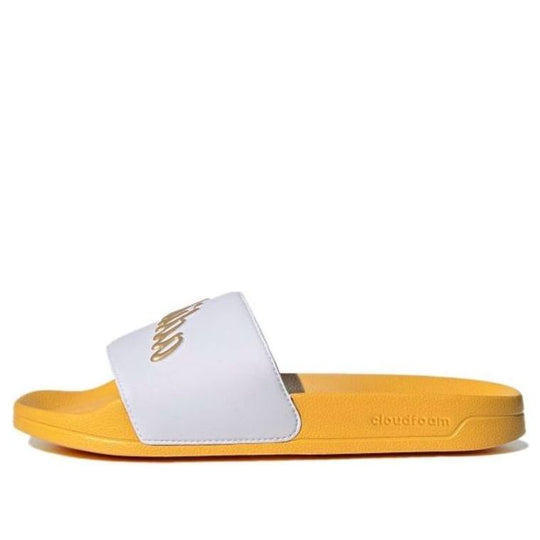 (WMNS) adidas Adilette Slide 'White Gold Metallic' GZ5931