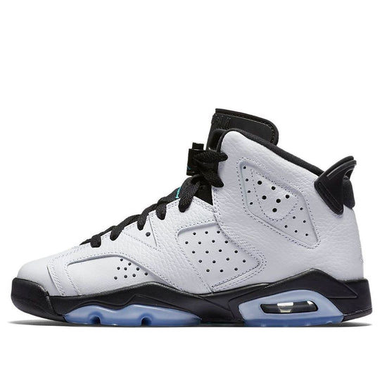 (GS) Air Jordan 6 Retro 'Hyper Jade' 384665-122 Big Kids Basketball Shoes  -  KICKS CREW