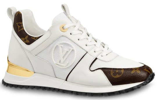 (WMNS) LOUIS VUITTON LV Run Away Calfskin Sports Shoes White 1A4XNH