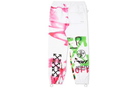 Off-White x Goretex Blended Fabrics Street Style Plain Logo Pants OMCA098E19E350200188