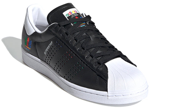 adidas Superstar 'Colorful Trefoil - Core Black' FW5387