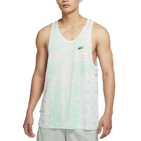 Nike Dri-fit Casual Breathable cashew Sleeveless Vest Green DH7372-121
