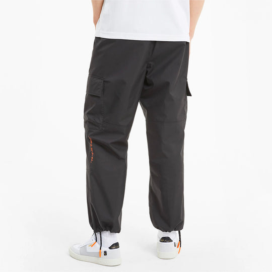 PUMA x CENTRAL SAINT MARTINS Crossover Woven Contrasting Colors Casual Pants Black 598590-01