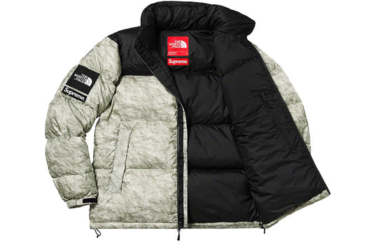 Supreme FW19 week 18 x The North Face Paper Print Nuptse Jacket SUP-FW