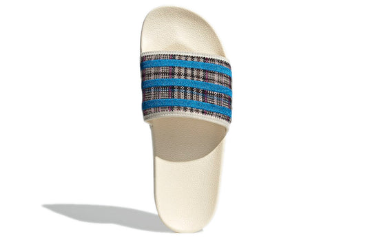adidas Adilette Slide 'Cozy Pack - Wonder White Blue Bird' GW0821