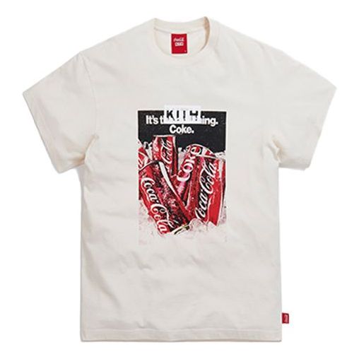 KITH x Coca Cola Crossover Chilled Vintage Printing Short Sleeve