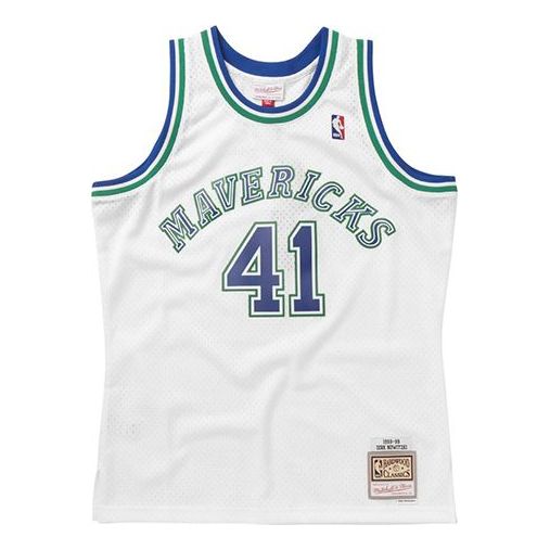 Mitchell & Ness NBA Swingman Jersey Dallas Mavericks 1998-99 Dirk Nowitzki SMJYCP19210-DMAWHIT98DNO