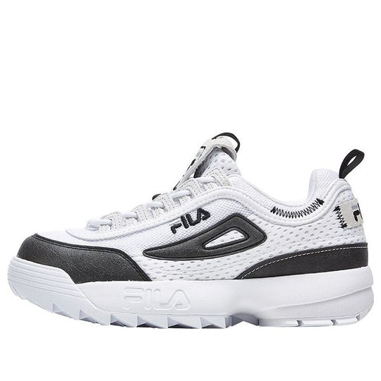 WMNS) Fila Fusion Shoes 'White Black' T12W933705FWB - KICKS CREW