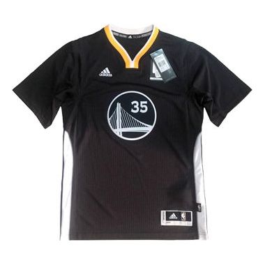 adidas NBA Kevin Durant Casual Sports Basketball Jersey SW Fan Edition Golden State Warriors 3 No. 5 Black CC2860