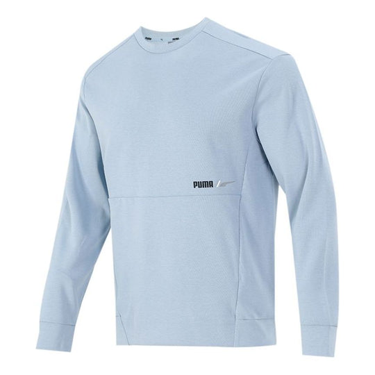 PUMA Training Sports Breathable Round Neck Pullover Sky Blue 846532-61